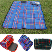 Green Blue Red 150 * 200cm receiving blankets Garden Traveling Waterproof Outdoor Picnic Camping Bay Play Mat kids Plaid Blanket 2024 - buy cheap
