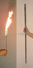 Пожарная горелка для тростника-Серебряный-огненный волшебный/волшебный трюк, трюк, реквизит 2024 - купить недорого