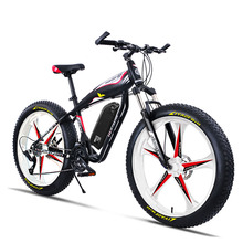 26 polegada pneu gordo ebike 500w/1000w 48v21ah li-ion shimano bicicleta de montanha elétrica freio a disco hidráulico bateria de lítio ebike 2024 - compre barato