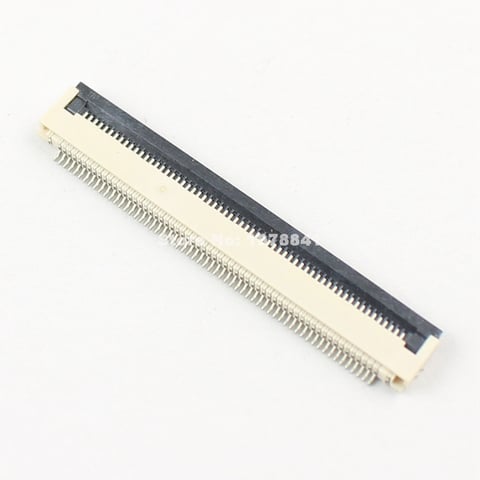 50pcs FPC FFC 0.5mm Pitch 60 Pin Flip Type Ribbon Flat Connector Bottom Contact 2022 - buy cheap