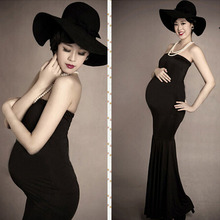 Black Sexy Maternity Photography Props Pregnancy Dress Photography Maternity Dresses For Photo Shoot Pregnant Vestidos Clothes 2024 - buy cheap