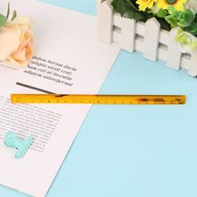 20cm Beautiful Transparent Crystal Triangular Ruler Measuring Scale Tools for School Students Gift for Kids 2024 - buy cheap