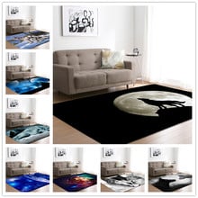 3D Printed Rectangle Carpet Forest Animal Carpets for Living Room Bedroom Area Rugs Sofa Yoga Antiskid Mats Home Decor Soft Rug 2024 - buy cheap