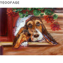 DIY Diamond Painting Cross Stitch kits Needlework Home Decor full Square Rhinestone Mosaic 5D Diamond Embroidery Animal dog 2024 - buy cheap