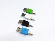 Adaptador auxiliar macho para Apple iPod sh-uffle 1st 2nd MP3, 3,5mm a USB 2,0 2024 - compra barato