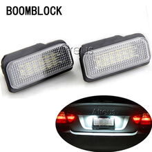 2pcs For Mercedes Benz W203 W211 W219 R171 E C class Accessories Car LED License Plate Lights White SMD Number Plate lamp 12V 2024 - buy cheap