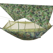Pop-Up Portable Camping Hammock with Mosquito Net and Sun Shelter,Parachute Swing Hammocks Rain Fly Hammock Canopy Camping Stuff 2024 - buy cheap