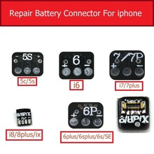 Conector de batería de reparación genuina, piezas de repuesto para iPhone 5s, 5c, se, 6, 6s, 7, 8 plus, X 2024 - compra barato