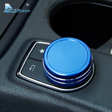 Airspeed 1pcs Car Middle Control Function knob trim cover Decor for Mercedes Benz GLK GLA CLA GLE ML GL A,B,E class Accessories 2024 - buy cheap