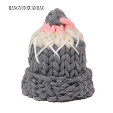 Handmade Knitted Cap Women Beanies Hats Autumn Winter Warm Skullies Sport Ski Hats Bonnet tricote sombrero 2024 - buy cheap
