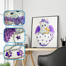 Special Shaped Diamond Painting Lovely Cat DIY 5D Partial Drill Cross Stitch Diamond Embroidery Crystal Rhinestone Art Crafts 2024 - buy cheap