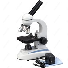 Microscópio composto biológico -- amscópio 40x-800x estudantes crianças armação de metal microscópio composto biológico 2024 - compre barato