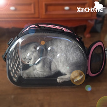 Pet bag portable transparent cat and dog backpack can be folded four sides breathable crossbody manufacturers d 2024 - buy cheap