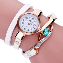 Relógio de pulso feminino, relógio de pulso da moda feminino, com pulseira de diamante, em couro, quartzo, de marca de luxo, 328 2024 - compre barato
