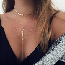 ZCHLGR Fashion Alloy Women's Necklaces & Pendants choker necklace gold color crystal pendant necklace for women Gift wholesale 2024 - buy cheap