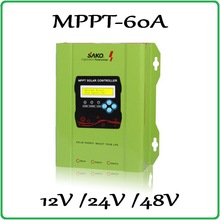 60A 100% Solar Charge Controller 12V 24V 48V Auto-work PV panel Battery Charge Regulator 40A 50A 60A real MPPT solar controller 2024 - buy cheap