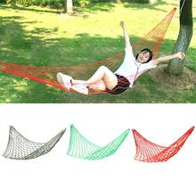 1Pc Hammock Hamaca Portable Garden Outdoor Camping Travel Furniture Mesh Hammock Swing Sleeping Bed Nylon HangNet 2024 - buy cheap