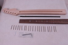 One electric guitar Neck New Solid wood 25.5'' 22 fret  rose  wood Fretboard 022# 2024 - buy cheap