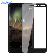 Закаленное стекло для Nokia 6,1, 2 шт., Защита экрана для Nokia 6,1 (2018), полное покрытие для Nokia 6,1 TA-1043, 3D пленка с изогнутыми краями 2024 - купить недорого