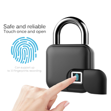 USB Rechargeable Smart Lock Keyless Fingerprint Lock IP65 Waterproof Anti-Theft Security Padlock Door Luggage Case Lock 2024 - buy cheap