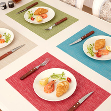 Dinner mat PVC heat insulation Mat Table mat Anti-ironing Cloth Dish Plate Mat Cutlery Children's Coaster 2024 - buy cheap