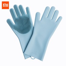 XIAOMI Youpin JORDAN & JUDY Волшебные силиконовые чистящие перчатки, кухонные теплоизоляционные перчатки, кастрюля, сковорода, рукавицы, перчатки для приготовления пищи 2024 - купить недорого