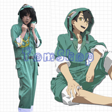 Kagerou Project MekakuCity Actors Kousuke Seto Cosplay Costume Hooded Jumpsuit Overalls Suit Outfit Size S-XXL Free Shipping 2024 - buy cheap
