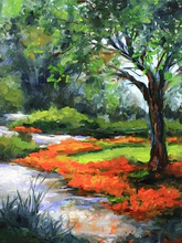 Professional High Skilled Painter Handmade Beautiful Landscape Natural Scenery Oil Painting On Canvas For Living Room Decoration 2024 - buy cheap