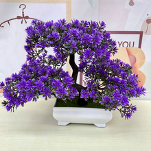 Artificial Pine Tree Plants Fake Green Bonsai Plant Guest Greeting Wedding Office Artificial Flower Home Decor Party Supplies 2024 - buy cheap