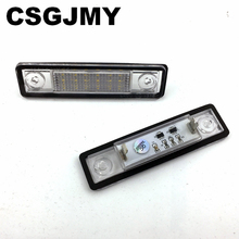 2PCS Car 18 LED License Plate Lights 12V White Number Plate Lamp For Opel Astra G Astra F Corsa B Zafira A Vectra B For Omega A 2024 - buy cheap