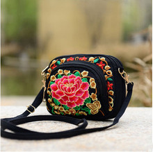 Fashion Multi embroidery Small Women bags!Hot National Floral Embroidered Cute Lady Shoulder&Crossbody bags Nice Bohemian bags 2024 - buy cheap