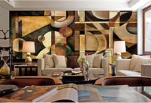 Custom 3D mural,art modern stereoscopic papel de parede,hotel restaurant bar living room TV wall bedroommodern wallpaper design 2024 - buy cheap