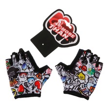 Kids Cycling Gloves Half Finger Skate Riding Mountain Bike Outdoor Sports Gloves for Boys and Girls Children 2024 - buy cheap