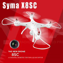 Syma-câmera hd x8sc, quatro hélices rtf com 2mp, 2.4 ghz, 4 canais, 6 eixos, com modo de estabilidade em altitude, sem cabeça 2024 - compre barato