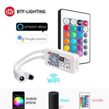 DC5-28V Mini WiFi WS2811 WS2812B RGB RGBW LED Strip Light Controller Alexa Google Phone IOS Android APP Bluetooth WiFi Control 2024 - buy cheap