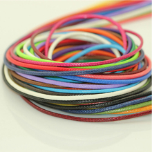 Wholesale 1.5MM 10m/lot Mixed Colors Korea Wax Rope Leather Cord Waxed Necklace Rope DIY Jewelry Making Accessories CD-02 2024 - buy cheap