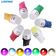 LEEWA 100X Car T10 194 168 W5W Led COB Flood Ceramic 1W Interior Bulb Led Side Light Door Lamps Interior Lighting White  #CA5324 2024 - buy cheap