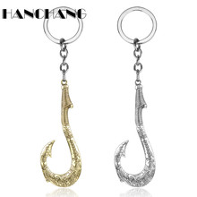 Anime Jewelry  Fishing Hook Keychain Tuna Hook Pendant Keyrings Key Chains chaveiro llaveros 2024 - buy cheap