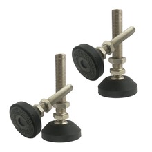 Copos ajustáveis para os pés, 4 unidades, m12x100mm, base de nylon reforçada, 50mm de diâmetro, pés articulados, m12, rosca, nivelamento 2024 - compre barato