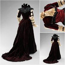 History!Customer-made 18 Century Vintage Costumes Renaissance Dress Steampunk dresses Gothic Cosplay Halloween Dresses C-1187 2024 - buy cheap