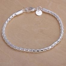 925 jewelry silver plated bracelet, 925 jewelry jewelry Round Bracelet H214 2024 - buy cheap