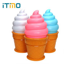 ITimo Ice Cream Lamp LED Night Light Cone Shaped Home Decoration for Children Kids Lovely Bedroom Decor Desk Table Lamp 2024 - buy cheap