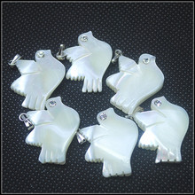 5pcs shell pendants seawater shell beads white color saltwater shell turtle bird leaf owl seahorse 2024 - buy cheap