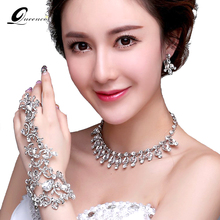 Bracelets & Bangles Bridal Bracelets Wedding Accessories Hand Chains Bracelet Women Rhinestone Jewelry  and Bride Bracelets 2024 - buy cheap