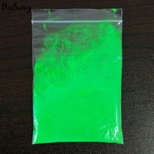 (Brilhante sob luzes uv) 10g cor verde pó fluorescente pigmento de fósforo para pintura, pó de neon esmalte para unha arte 2024 - compre barato