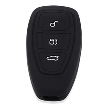 Автомобильный силиконовый смарт-ключ для автомобиля, чехол для ключа с дистанционным управлением для Ford Fiesta Focus 3 4 MK3 MK4 Mondeo Ecosport Kuga Focus ST 2024 - купить недорого