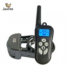JanPet-Collar de entrenamiento para perros, dispositivo de descarga eléctrica, resistente al agua, con vibración/choque/tono, 500m 2024 - compra barato