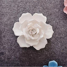 Настенная Наклейка Роза висит, креативный домашний офис украшения для стен ресторана, красивые цветы 2024 - купить недорого