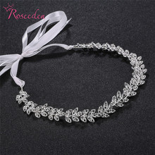 Rhodium Plated Wedding Hair-band Headband Crystal Tiara Women Bridal Headpiece Hair Accessories RE3151 2024 - buy cheap