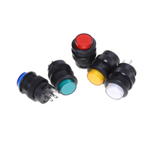 Interruptor de botón de bloqueo automático, luz LED R16-503AD, 3A, 250V, 2 unidades/lote 2024 - compra barato